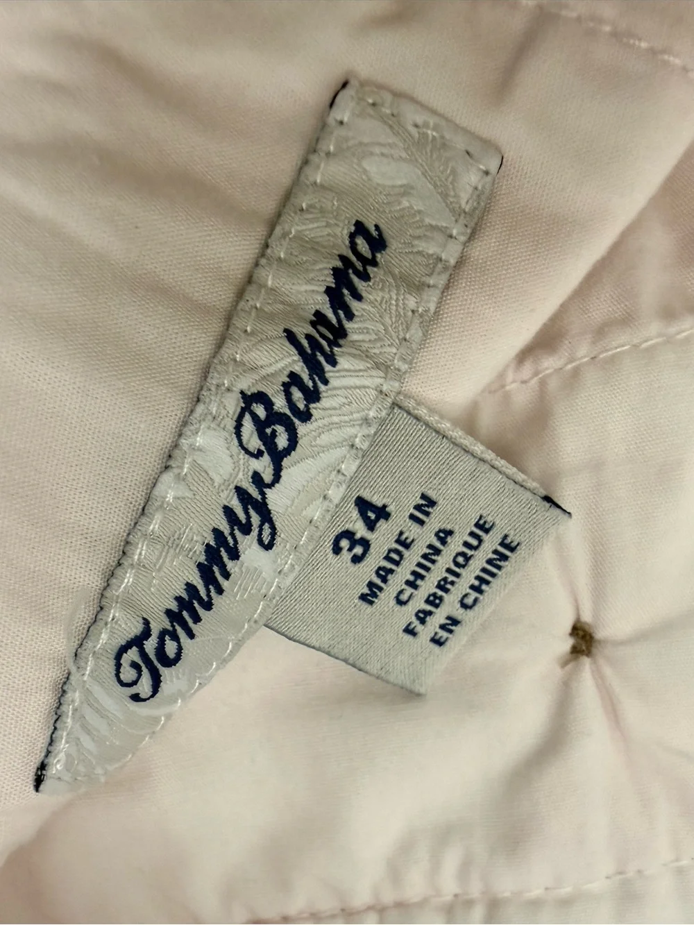 Tommy Bahama Boracay Chino Shorts Mens 34 Stretch Flat Front Shellrosa Tencel